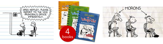 Diary Of A Wimpy Kid Book Collection &pound;4.99 @ The Book People