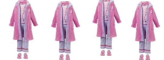 Half Price Bathrobe, Pyjama And Slippers Sets &pound;9.99 @ Argos
