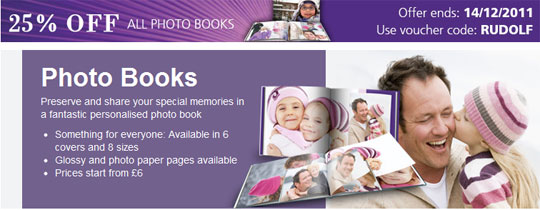 25% Off All Photo Books @ Jessops Photo