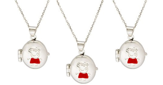 Silver Peppa Pig Locket &pound;10.64 @ Amazon