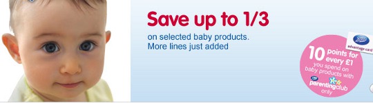 Baby Offers @ Boots