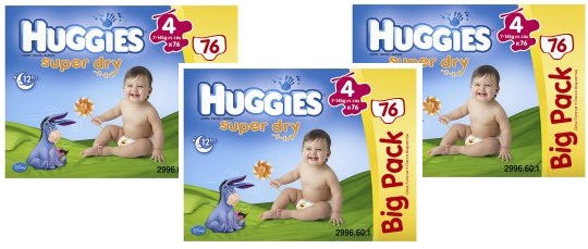 Huggies Nappies Big Pack 2 For &pound;14 @ Asda