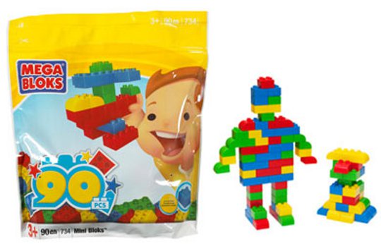 Mega Bloks Mini 90 Piece Value Bag £6 @ The Entertainer/The Toyshop Mega Bloks Mini 90 Piece Value Bag £6 @ The Entertainer/The Toyshop