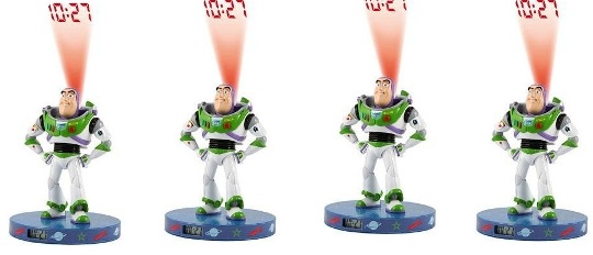 Toy Story Buzz Lightyear talking projection alarm clock for &pound;9.99 @ Amazon