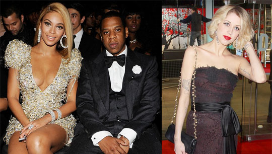 Celebaby: Blue Ivy Carter (Beyonce's New Baby) And Grandad Geldof