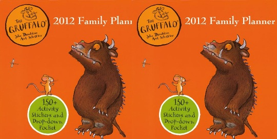 The Gruffalo 2012 Family Planner Calendar &pound;1.50 @ The Book People