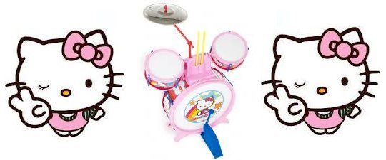 Hello Kitty Drum Kit &pound;19.99 @ Home Bargains