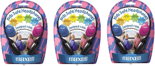 Maxell Kids Safe Headphones &pound;3.59 @ Play.com