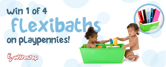 Win One Of Four Flexibaths With PlayPennies!