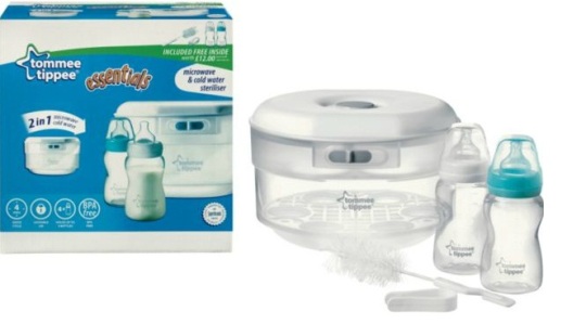 Tommee Tippee Microwave Cold Water Steriliser £12.35 @ Argos Tommee Tippee Microwave Cold Water Steriliser £12.35 @ Argos