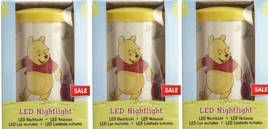 Winnie The Pooh Night Light &pound;2.50 @ Matalan