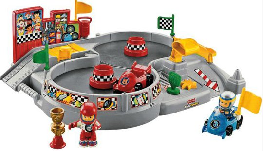 Fisher-Price Little People Spin ‘n’ Crash Raceway £12.99 @ Argos Fisher-Price Little People Spin ‘n’ Crash Raceway £12.99 @ Argos