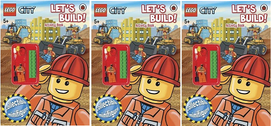Lego City Let's Build! Activity Book with Lego Figurine &pound;2.92 @ Amazon