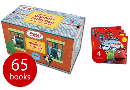 Thomas Story Library 65 Box Set Plus Free Chuggington Set £31.50 @ The Book People Thomas Story Library 65 Box Set Plus Free Chuggington Set £31.50 @ The Book People