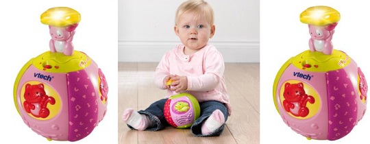 VTech Pink Pop-Up Surprise Ball £3.99 @ Argos VTech Pink Pop-Up Surprise Ball £3.99 @ Argos