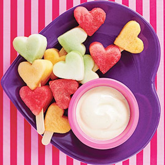 Valentines Breakfast Fruits