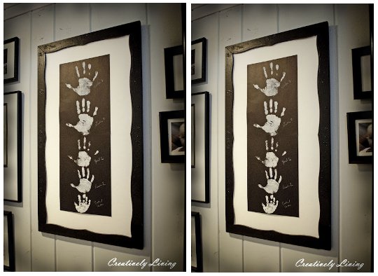 Hand Print Family Portrait