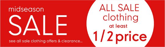 Midseason Sale @ Mothercare