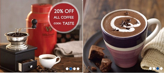 Whittard Online Shop Promotional Code: 20% Off All Coffee Whittard Online Shop Promotional Code: 20% Off All Coffee
