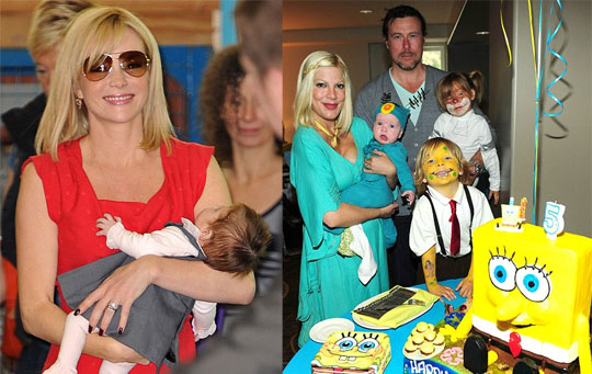 Celebaby: No More Children For Amanda Holden And ANOTHER One For Tori Spelling (Already!)
