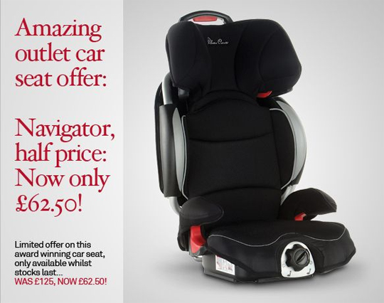 Silver Cross Navigator Car Seat &pound;62.50 (Half Price) @ Silver Cross