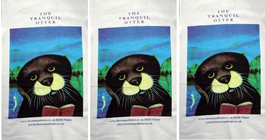 Fab Freebie: Tranquil Otter Tea Towel