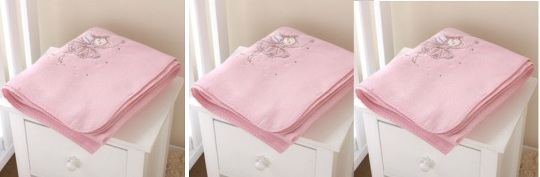 Tu Fairy Applique Fleece Throw &pound;4 @ Sainsburys