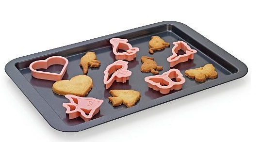 Pink Kids Baking Tray With Six Cookie Cutters £3 @ Debenhams Pink Kids Baking Tray With Six Cookie Cutters £3 @ Debenhams