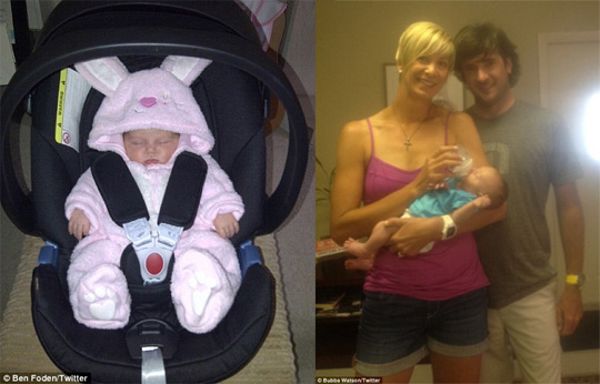 Celebaby: The Aiofe Bunny And Baby Joy For Bubba