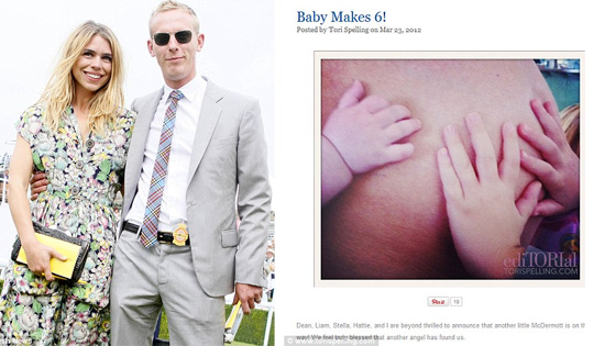Celebaby: Tori Spelling Shocked By Pregnancy