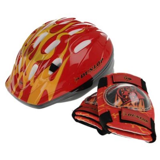 Dunlop Bike Helmet & Pad Set £9.99 @ Sports Direct Dunlop Bike Helmet & Pad Set £9.99 @ Sports Direct