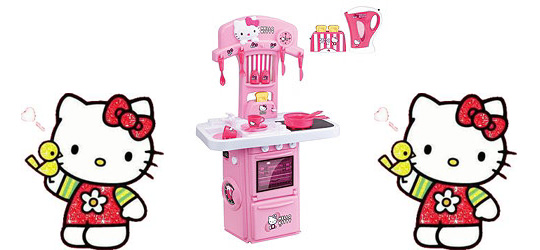 Hello Kitty Kitchen With Kettle And Toaster &pound;24.00 @ Tesco