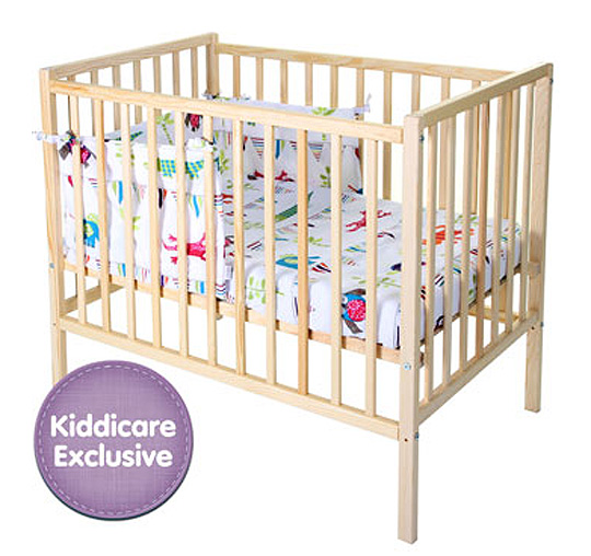 Compact Wooden Cot &pound;37.90 @ Kiddicare