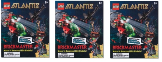 140 Lego Bricks Atlantis Book &pound;4.99 @ The Book People