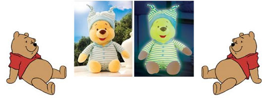 Winnie The Pooh Glow-In-The-Dark Bedtime Friend &pound;7.49 @ Argos on Ebay