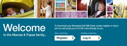Mums Freebie: £10 Gift Card @ Mamas & Papas Mums Freebie: £10 Gift Card @ Mamas & Papas
