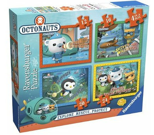 Octonauts 4 Jigsaw Puzzles In A Box &pound;3.73 @ Amazon