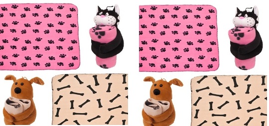 Kids Cuddly Toy & Fleece Blanket &pound;3.94 @ Brooklyn Trading