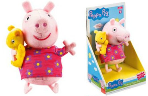 Peppa Pig in Bedtime Outfit Talking Plush Toy &pound;5.99 @ Argos