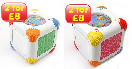 Play & Learn Sensory Cube £4.25 @ ASDA Play & Learn Sensory Cube £4.25 @ ASDA
