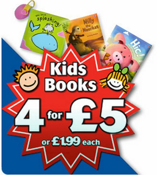 4 Children&rsquo;s Books For &pound;5 @ The Works