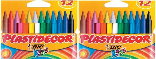 Bic Kids Plastidecor Crayons 59p @ Viking Direct