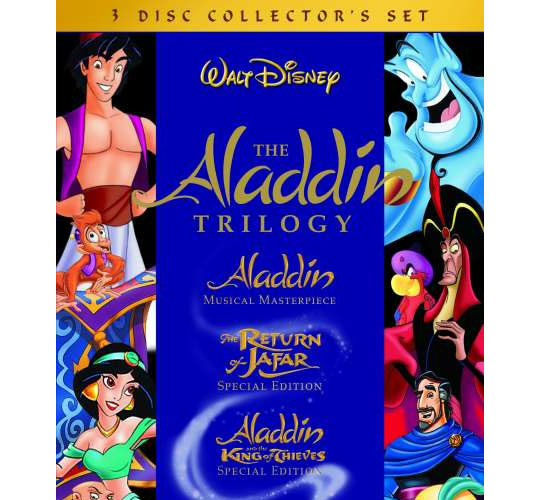 Disney Aladdin Trilogy On DVD &pound;13.45 @ Zavvi