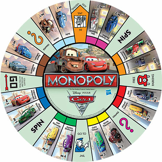Disney Cars Monopoly &pound;4.50 @ Tesco