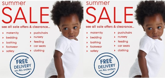 Free Delivery On All Orders @ Mothercare Free Delivery On All Orders @ Mothercare