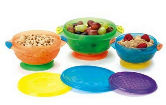 Munchkin Stay Put Suction Bowls 3 Pack &pound;4 @ Amazon