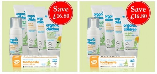 Children&rsquo;s Travel Essentials Bundle &pound;38 @ Green People