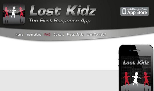 Lost Kidz Free App @ iPhone App Store
