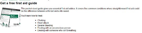 Free First Aid Guide @ St John Ambulance