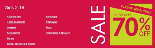 Up To 70% Off Kids Clothing @ BHS Up To 70% Off Kids Clothing @ BHS